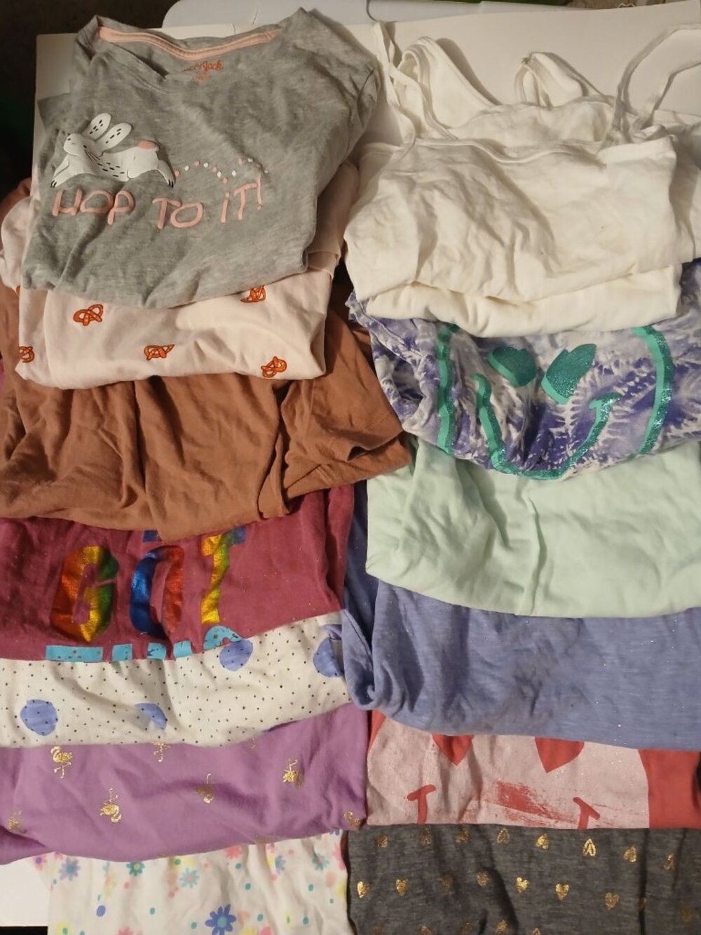 Girls Large Shirts Huge Lot